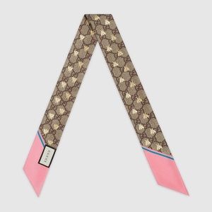 Gucci Logo silk scarf limited edition